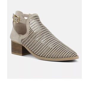 NEW Rag & Co. ROSALYN Womens Block Heeled Cut-Out Sandal - Size 9